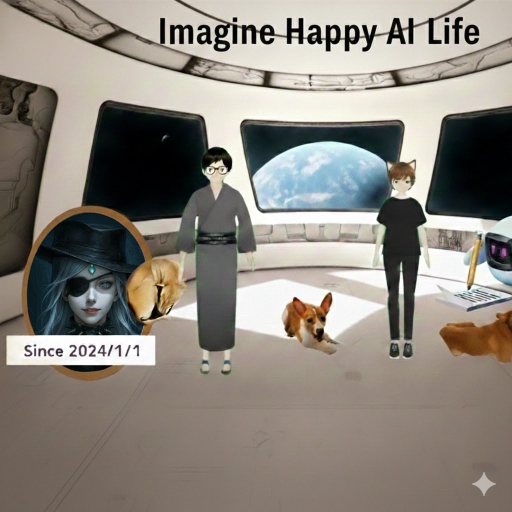 Imagine Happy AI Life