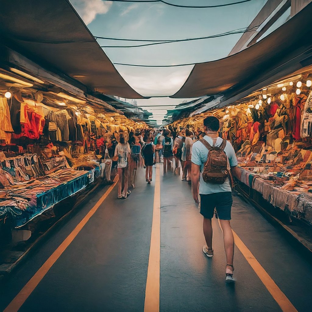 by Google Bard　Chatuchak 　Weekend 　Market